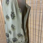 American Eagle  Outfitters Y2K Pale Army Green Floral Sleeveless Mini Dress 4 Photo 9