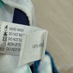 Poupette St. Barth NWT  Isabelle Viscose Satin Short Jumpsuit | Blue Marguerite S Photo 7