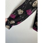 Cupcakes and Cashmere  Blouse Womens Size Medium Sheer Floral Button Back Top Photo 4