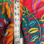 C&C California c & C California women's large linen wide leg crop tropical pants Rio Hawaiian Photo 5