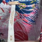 Free People  Summer Tropical Mini Dress Medium With Open Back Boho Beach Photo 5