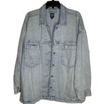 Gap Vintage  Denim Jean Utility Shirt Jacket Oversized Women's Size Large Photo 0