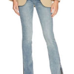 BLANK NYC NWT  The‎ Cooper Slim Straight Jeans Size 28 Slit Leg Denim Button Fly Photo 0