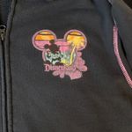Disney ‎ Women's XL black zip up hoodie. Y2K. Anniversary. Bright colors Photo 5