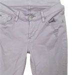 7 For All Mankind π₯ Lilac The Slim Cigarette Distressed Skinny Jeans Photo 1