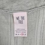 Free People  Sage Green Buttoned Long Sleeve Down Under Henley Top Size M Photo 7