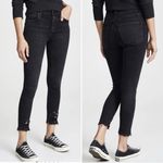 AGOLDE  Sophie Skinny High Rise Crop Black Stretchy Jeans size 28 Photo 1