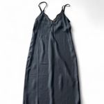 American Eagle black lace satin slip dress Photo 0