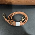 Anna Paola | Italian Leather Satchel w/ Crossbody & Scarf Brown Photo 6