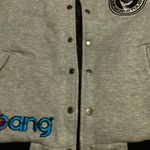 Bang Energy Varsity Jacket Gray Photo 4