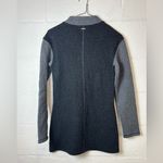 prAna Josette Woman’s Warm Wool Blend Neutral Gray and Black Tunic Sweater Sz XS Photo 4