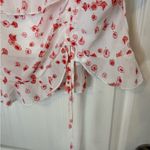 Princess Polly  Cream and Pink Patterned Skirt Photo 1