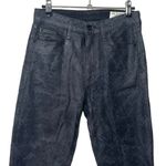 Rag and Bone  Nina High Rise Black Straight Leg Snake Foil Cigarette Jeans Size 25 Photo 2