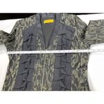 Nicole Miller SKU 7663 Camo Print Zip Front dress Size 10 Photo 2