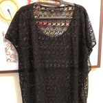 Chaus Sport Black Lace Swim Coverup XXL Photo 1