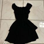 Romwe Black Off the shoulder Mini Dress Photo 1