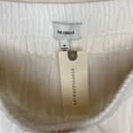 THE ODELLS Anthropologie NEW Candice Gauze Wide Leg Cropped Pants White Medium Photo 5