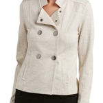 CAbi  Blazer Charlie Knit Double Breasted 3028 Oatmeal Cream Women’s Size Small Photo 0