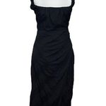 Free People At Dusk Midi Dress in Black Open Back High Low Hem Womens Size Small Photo 0