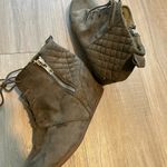 Forest green ankle boots for women size 10 Photo 4