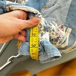 Vintage California Concepts Patchwork High Rise Ruffle Denim Shorts Size undefined Photo 1