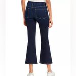 frame denim Le Crop Mini Boot Jeans Size 32 Cabana Blue Wash Cropped Flare Photo 1