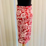Red & white paisley skirt. Photo 2