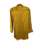 Gianni Bini Mina Crepe Button-Front Shirt
Dress in Goldenrod Size XS Blouse Photo 3