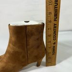 Universal Threads  TAYLOR SUEDE ANKLE BOOTS WOMEN SIDE ZIP, KITTEN HEEL TAN SZ 9 Photo 14