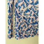 Lilly Pulitzer  EUC Dog Print Pink Blue Long Sleeve Button Down Pajama PJ Shirt S Photo 2