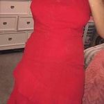Gianni Bini Red Ruffle Dress Photo 0