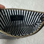Kate Spade  Black Wristlet with Gold Accent and Bow Detail on the Strap Photo 2
