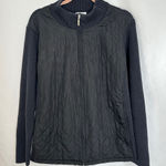 Croft & Barrow Black Zip Up Quilted Sweater Cardigan Jacket Womens Size 2X Photo 0