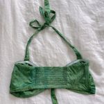 Free People  Green Tie Dye Halter Bandeau Top Size S Photo 2