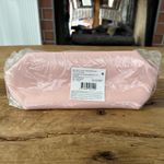 Burberry NEW! Logo Clutch Toiletry Bag Cosmetic Pouch Travel Case ~ Pink Photo 6