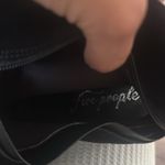 Free People  Black Over the Knee Boots Leather Heeled platform Photo 12