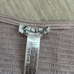 Free People Smockin’ and Rockin’ Long Sleeve Flowy Bodysuit | Grey | Small Photo 6