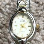 Times square women’s vintage two tone bracelet wristwatch fits a‎ M sized wrist Gold Photo 2