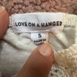 love on a hanger  Crocheted White Tank Top Small Boho Burnout lace Photo 3