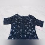 Anthropologie BHLDN Adrianna Papell Petaluma Sequin Dress Size 12 Navy NWT $250 Photo 7