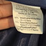 J.Crew  Cocoon Italian Wool Stadium Cloth Coat Nello Gori Royal Blue Size 6 Photo 11