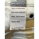 R13 Jeans Kick Fit Bale White Slightly Distressed Details Grunge Dirty Size 28 Photo 14