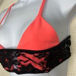 Tavik Swimwear Bikini Top Black Lace Trim Photo 3