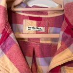 Free People we the free izzie plaid flannel cargo shirt shacket size small Photo 2