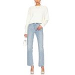 Free People  Easy Street Crop Pullover - Size M - Moonglow White - NWT Photo 3