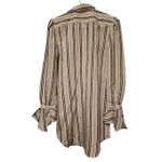 Ralph Lauren NEW Polo  white collared striped button up blouse size 0 women's nau Photo 4