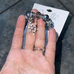 NWT sparkle charm bracelet. Blue with diamond snowflake Photo 2