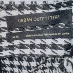 Urban Outfitters Outfitter Black White Houndstooth Sleeveless Mini Dress size medium Photo 3