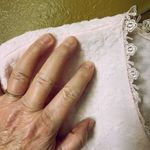 NWT “ Of the Moment” size L chenille flowers tradwife nightgown. Pink Size L Photo 2