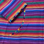 Vintage 90s/Y2K Chico’s Design Zip Up Multi Color Rainbow Hoodie Size M Photo 2